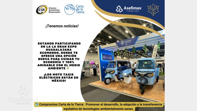Asefimex Exposición Mototaxis Eléctricos